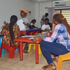 Moment de classe et d’échange à Ubora Academy